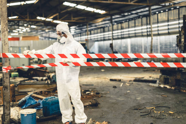 Professional Crime Scene Cleanup technician working in Fairfax, CA